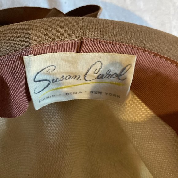 VINTAGE SUSAN CAROL CLOCHE HAT Spring Floral Tulip - Picture 3 of 10